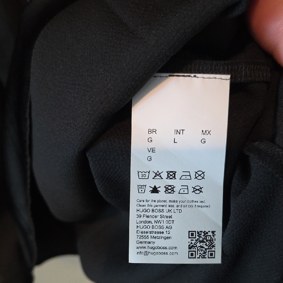 BOSS Elegant Black Long Sleeve Dress - Picture 3 of 7